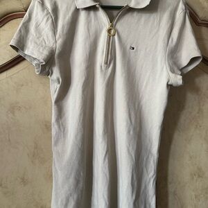 Tommy Hilfiger Beige Slim Fit Shirt Size X-Large